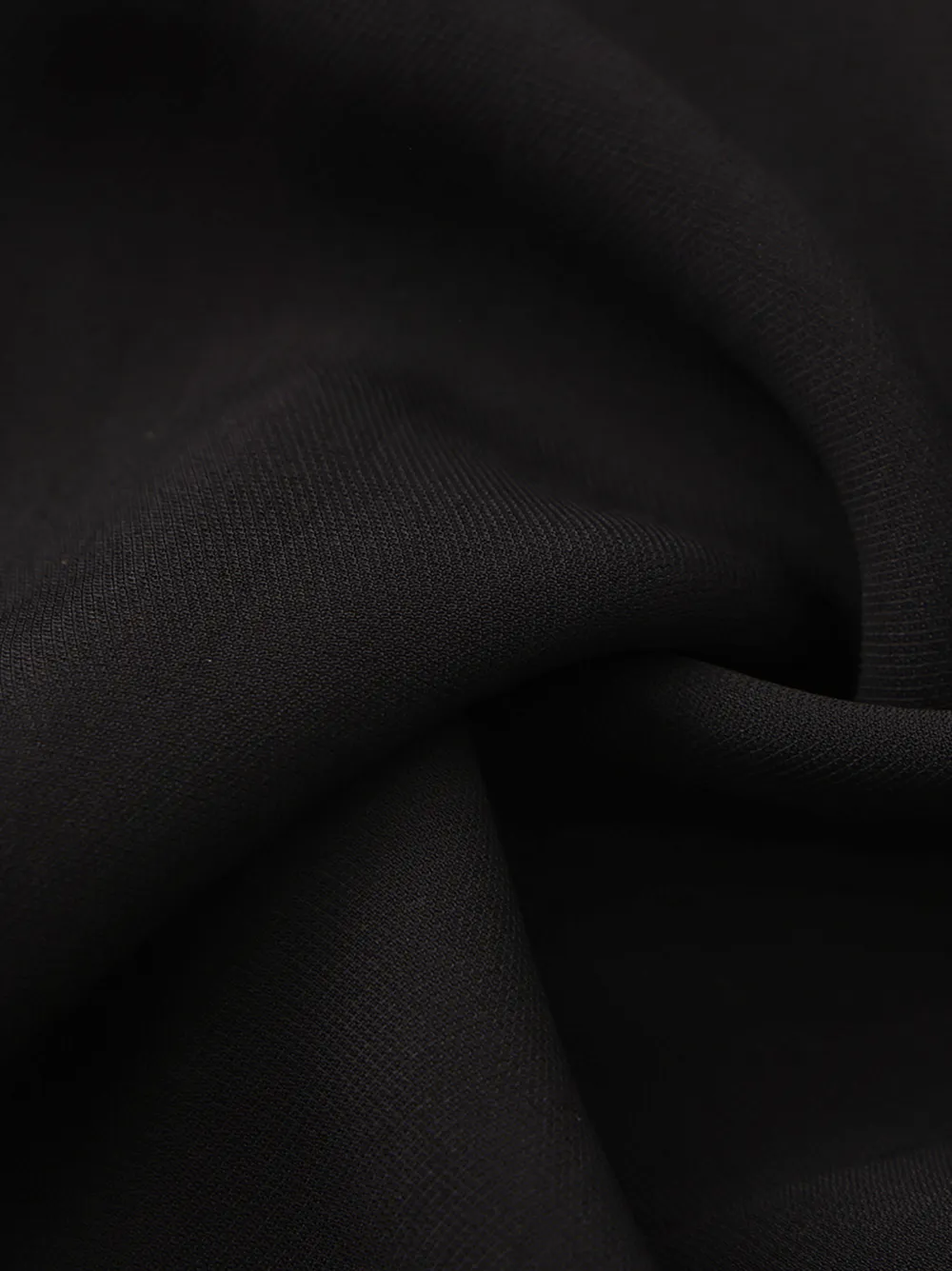 ili node Dante asymmetrische midi-jurk Zwart