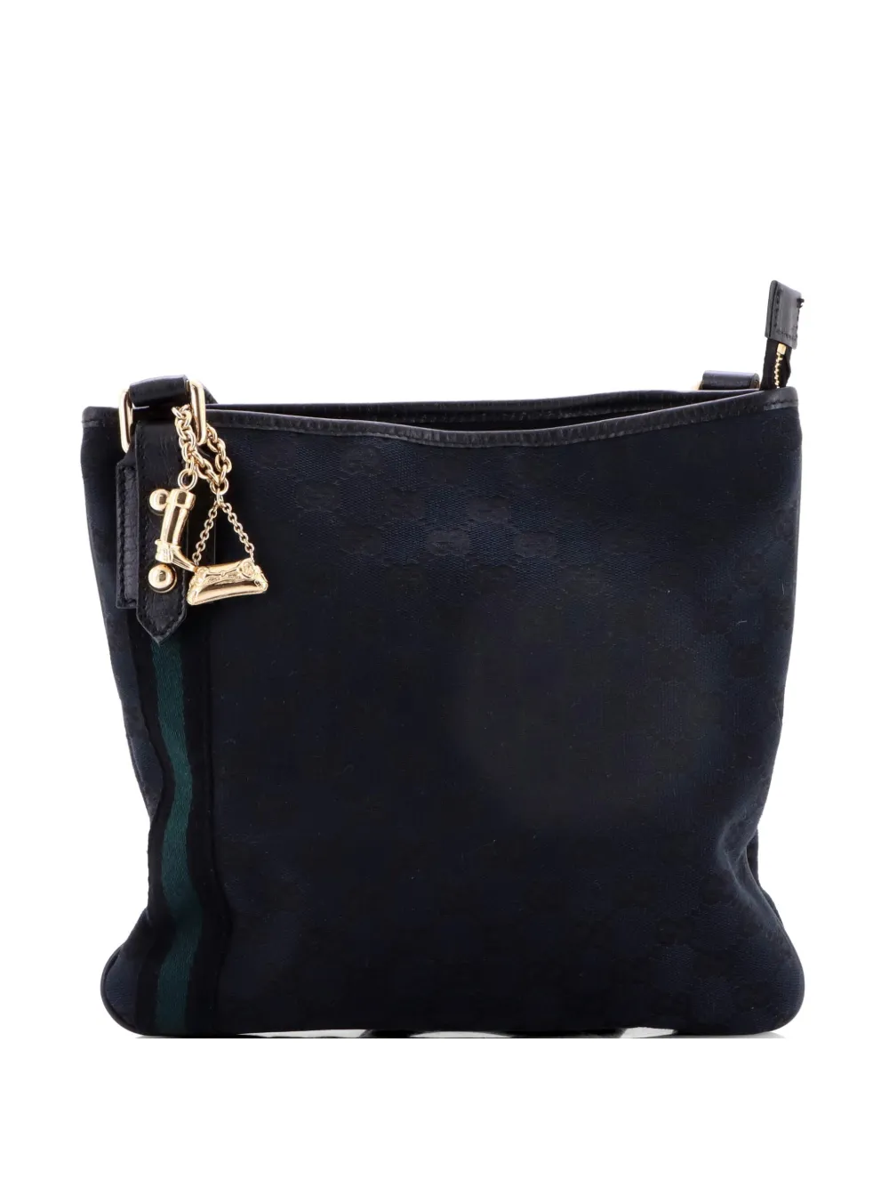 Gucci Pre-Owned Jolicoeur Kuriertasche aus GG Canvas - Schwarz