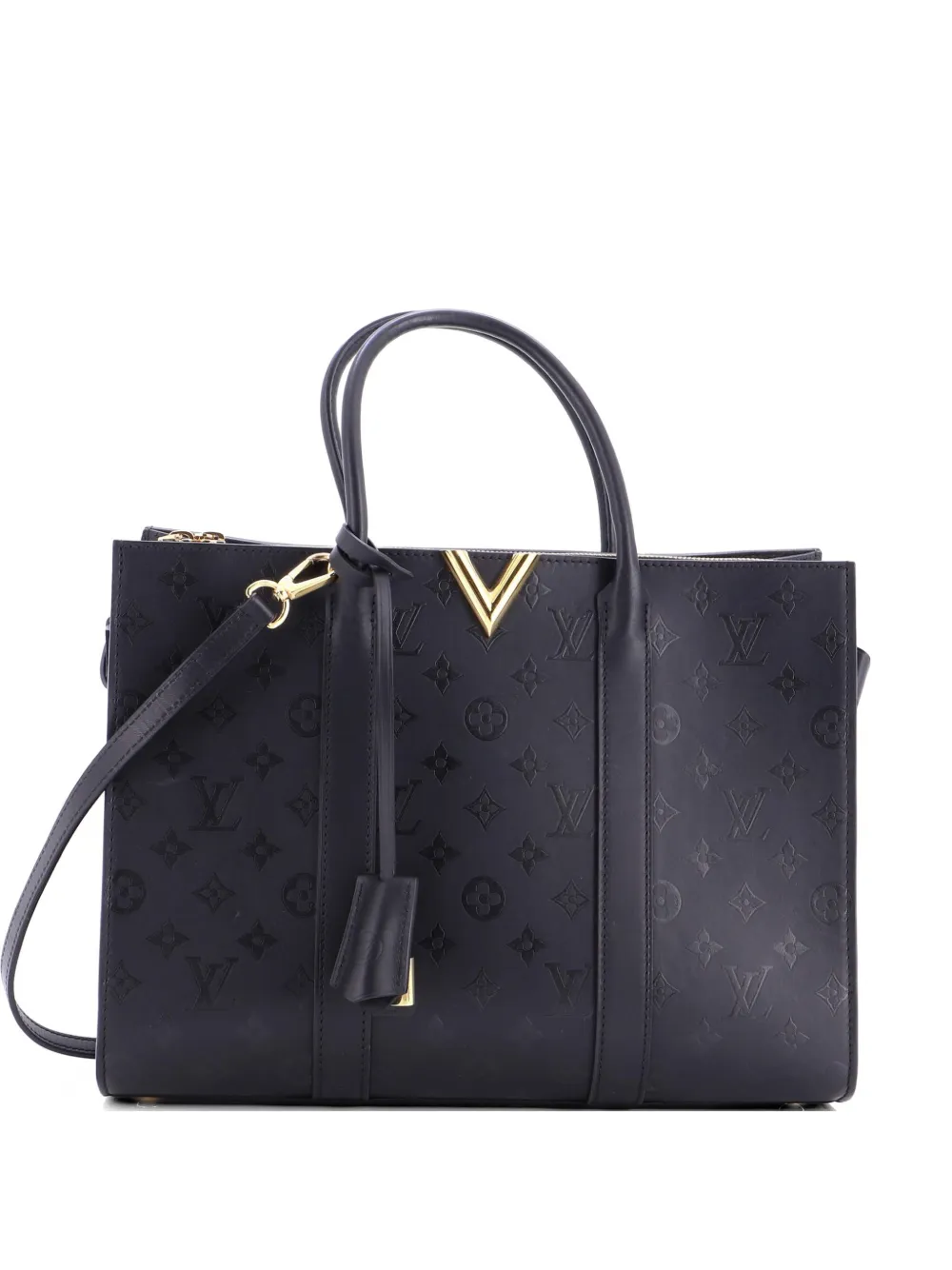 Louis Vuitton Pre-Owned Very Monogram Leather GM tote bag - Nero