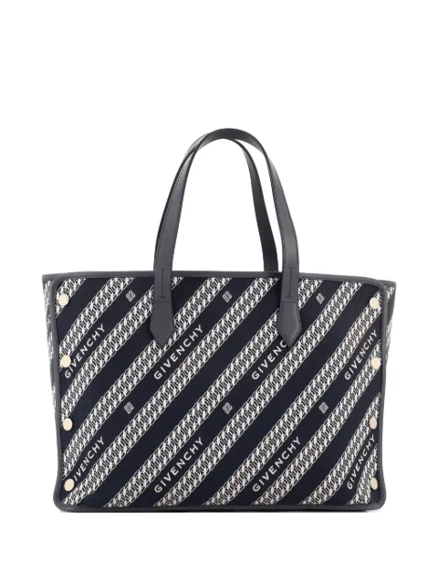 Givenchy Pre-Owned Bond Shopper Logo Jacquard Canvas Medium tote bag