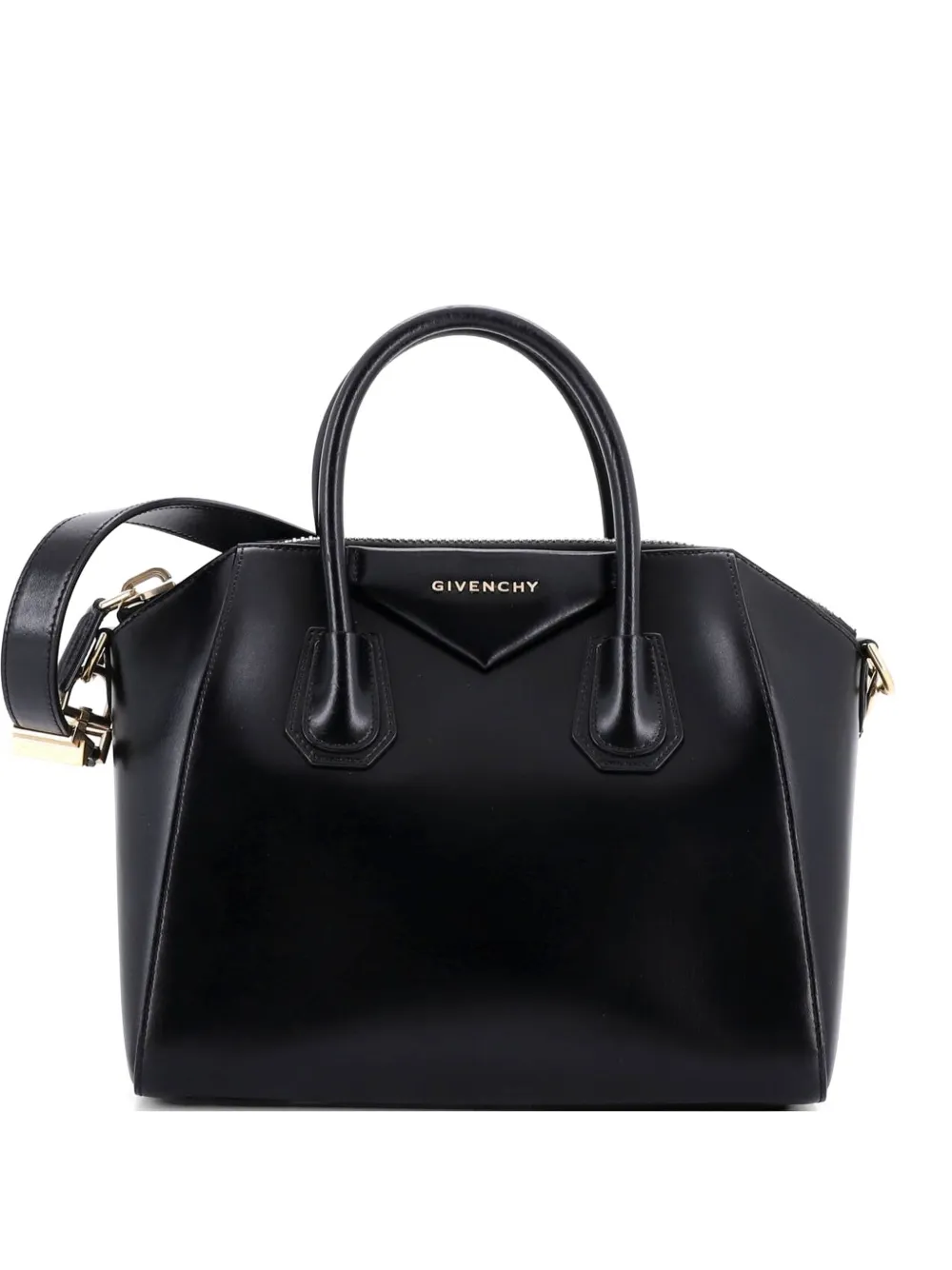 Givenchy Pre-Owned Antigona Bag Glazed Leather Small satchel - Nero