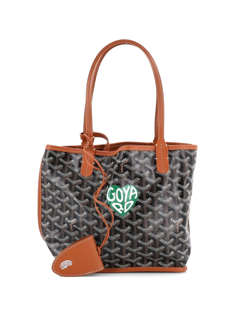 Goyard Pre-Owned Anjou Reversible Printed Coated Canvas Mini tote bag - Marrone