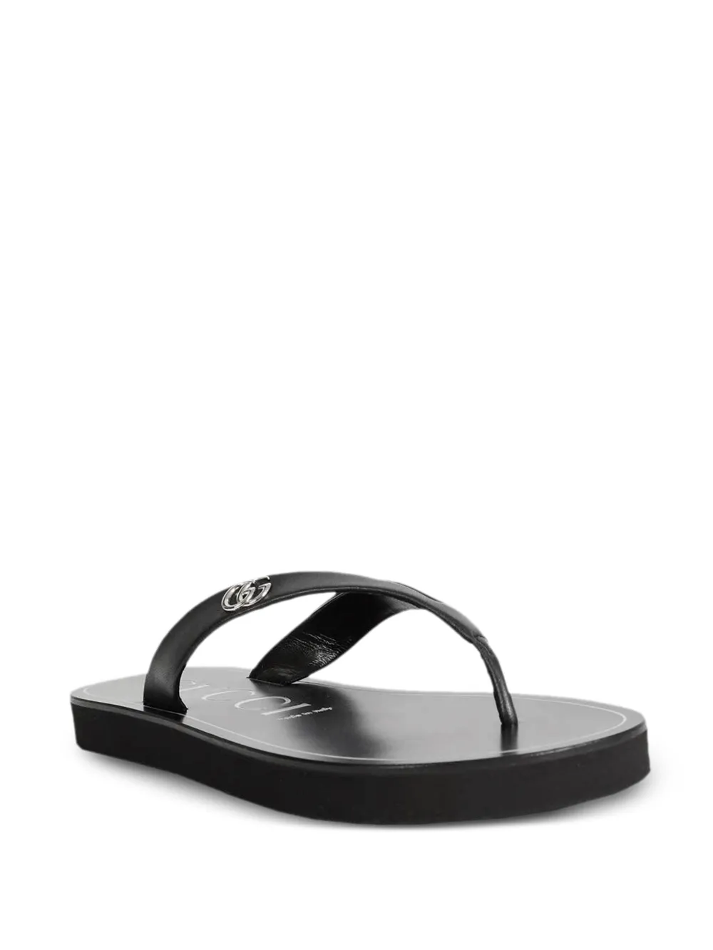 Gucci Sandalen met GG logo Zwart