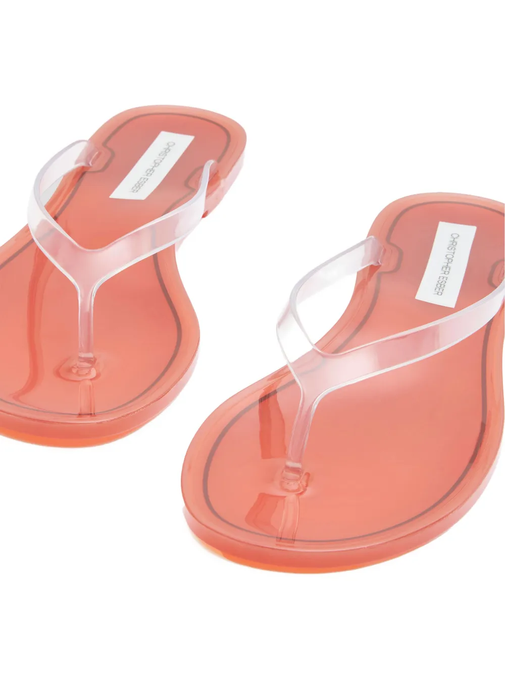 Christopher Esber Jo teenslippers Wit