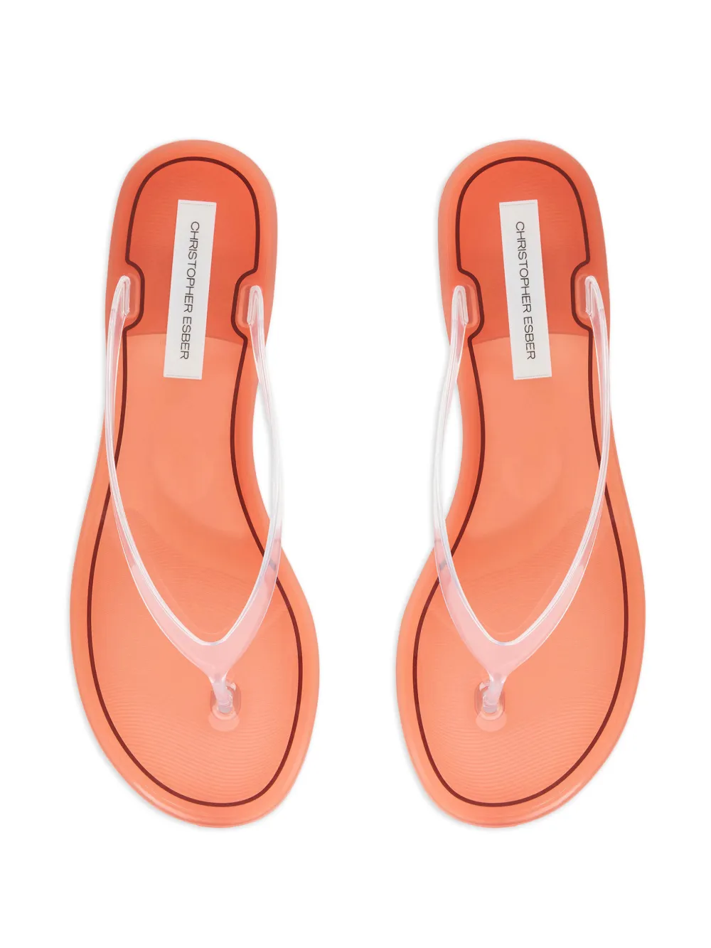 Christopher Esber Jo teenslippers Wit