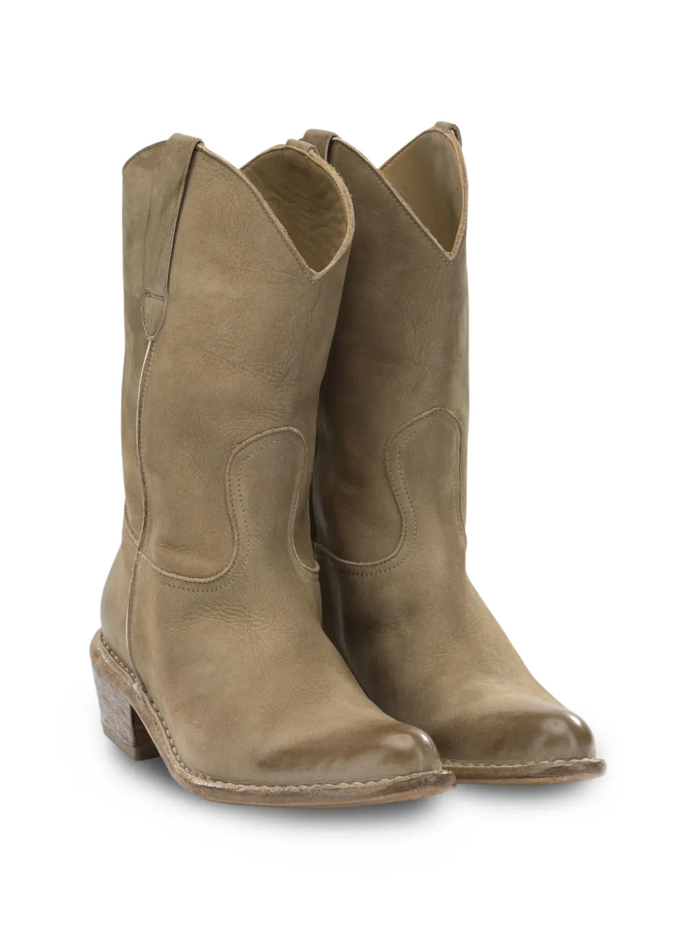  Moma Botas Dallas Estilo Cowboy - Neutro 