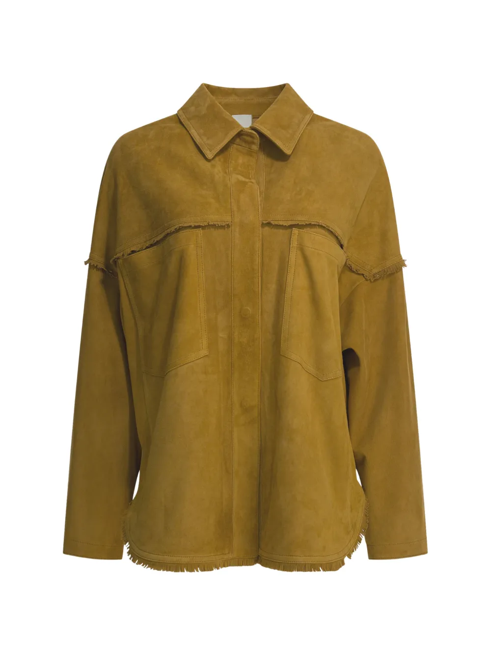 FURLING BY GIANI fringed suede jacket - Giallo