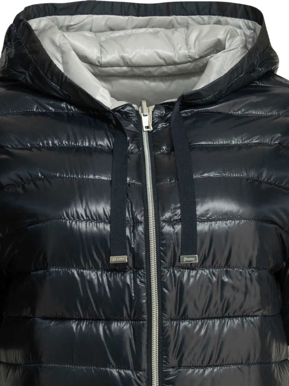 Herno Gewatteerd jack met capuchon Blauw