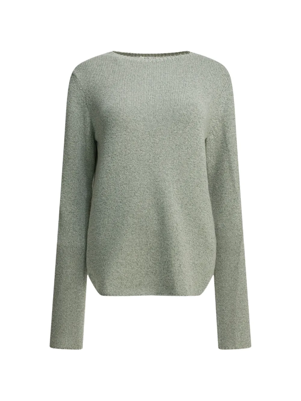 Auralee fine-knit boat-neck sweater - Verde