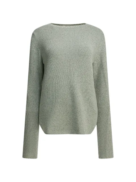 Auralee fine-knit boat-neck sweater