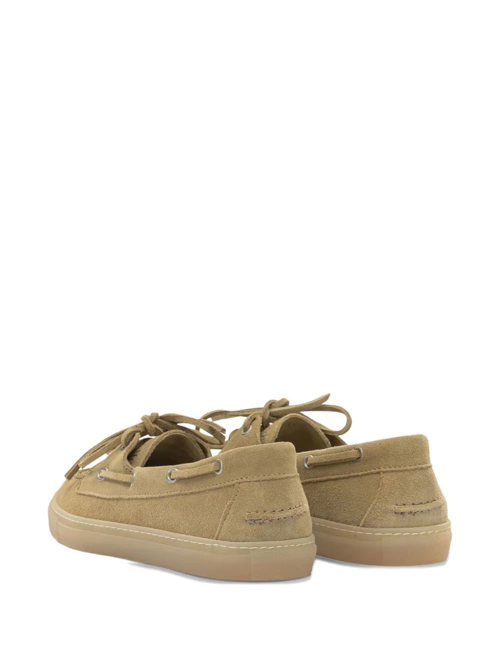 Copenhagen lace-up suede loafers Beige