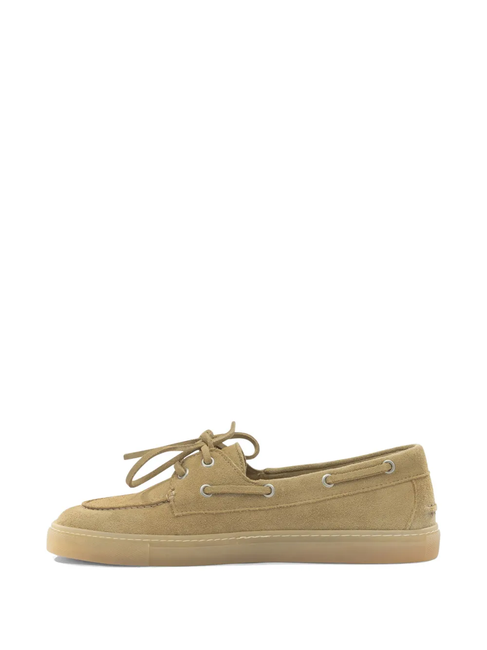 Copenhagen lace-up suede loafers Beige