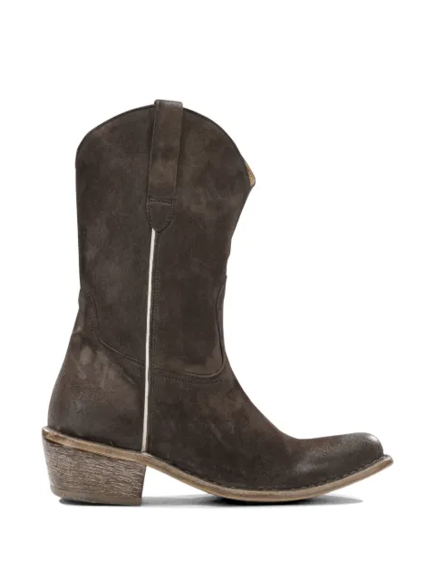 Moma suede western boots