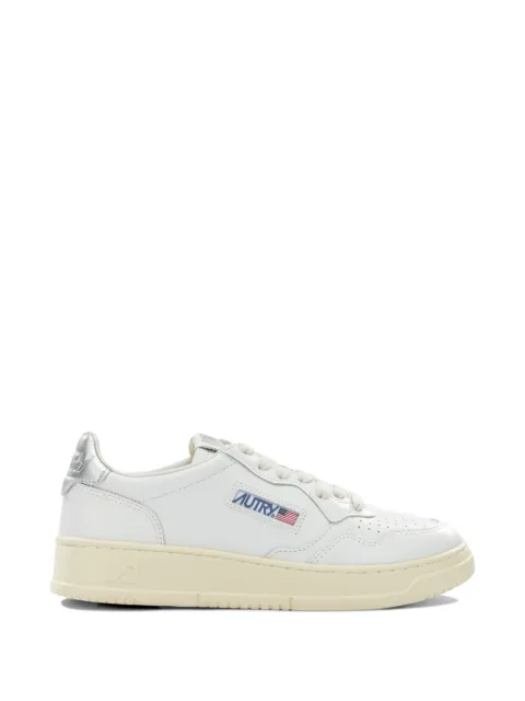 Autry Medalist metallic-effect sneakers
