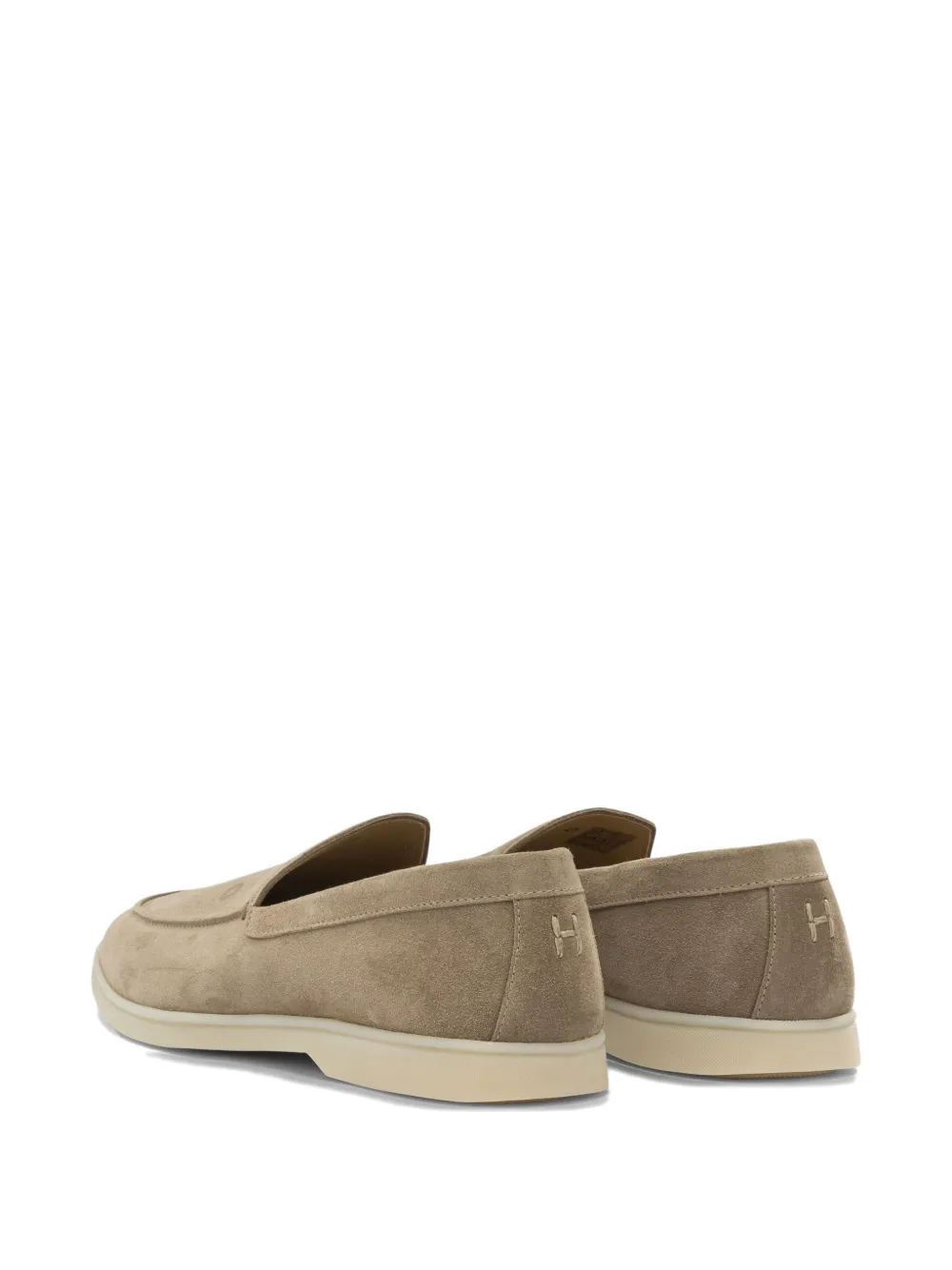 Henderson Baracco Panarea suede loafers Beige