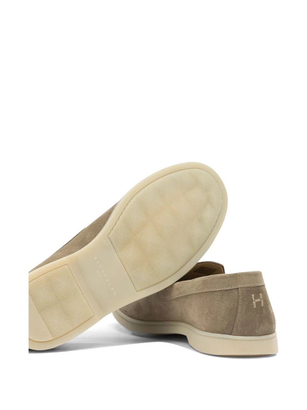 Henderson Baracco Panarea suede loafers Beige