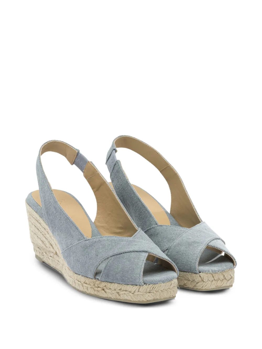 Castañer Diana espadrilles met sleehak Blauw