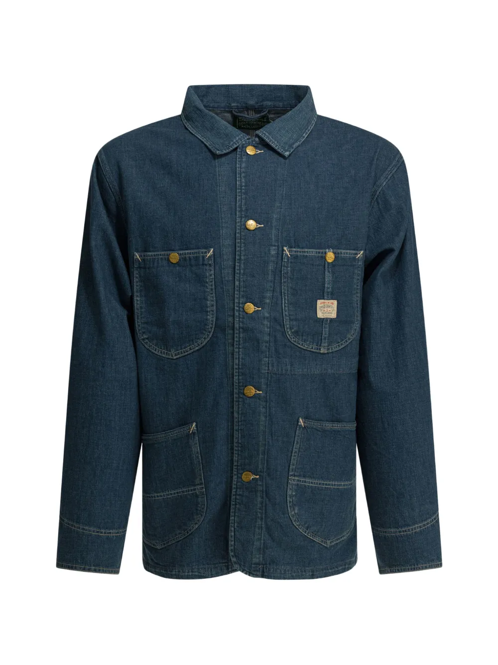 Polo Ralph Lauren Waldron logo-patch denim jacket - Blau