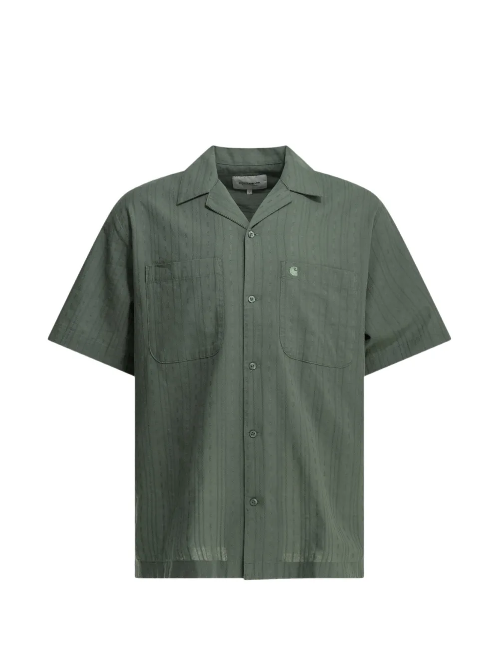 Carhartt WIP embroidered-logo short-sleeve shirt - Verde