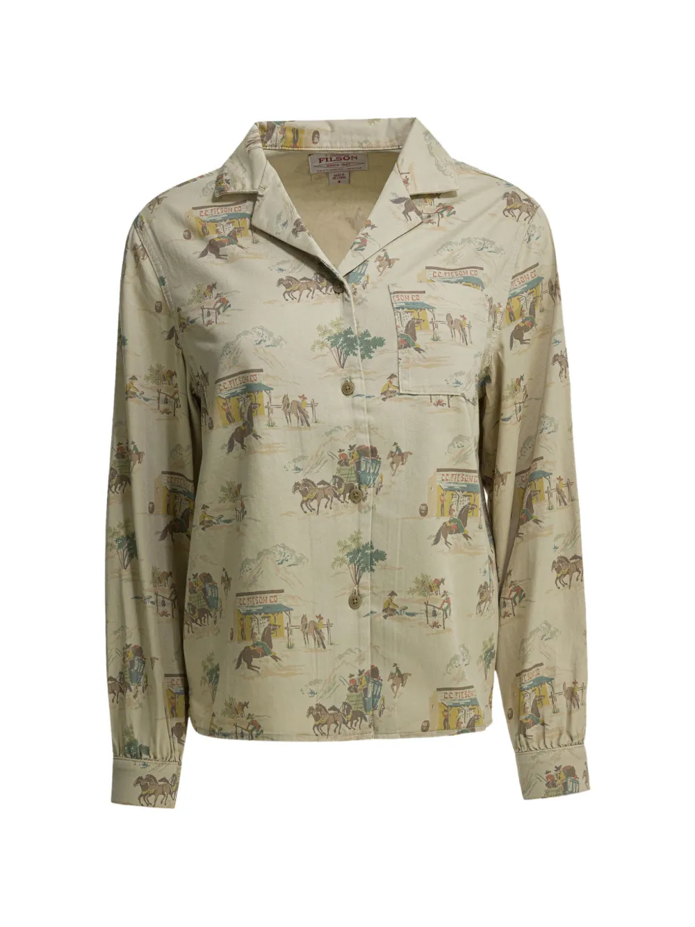 Filson graphic-print chest-pocket shirt - Toni neutri