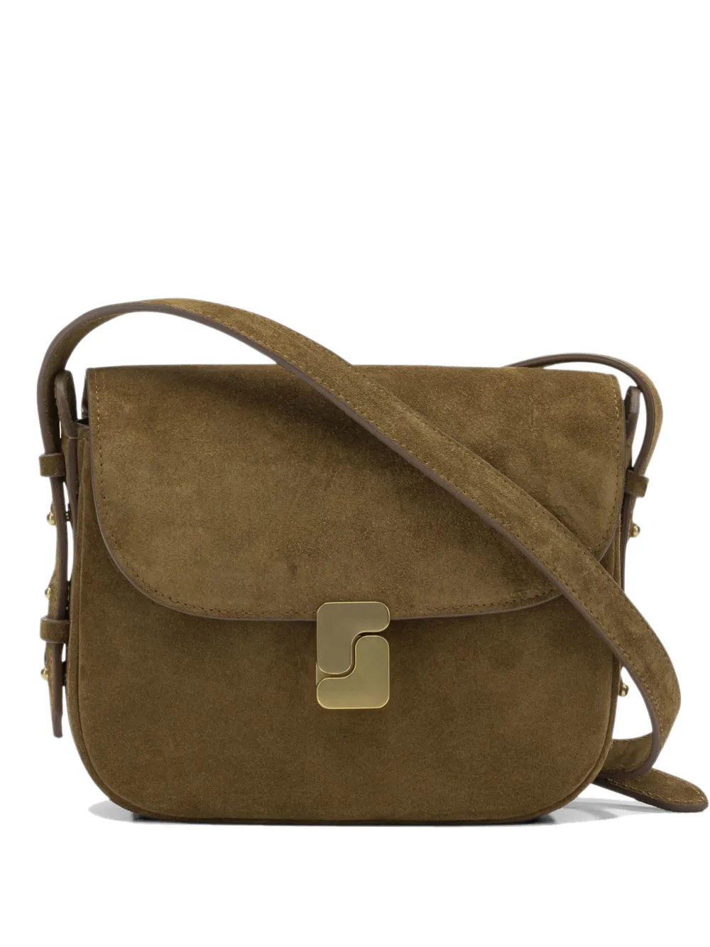 Soeur suede-finish Bellissima shoulder bag - Marrone