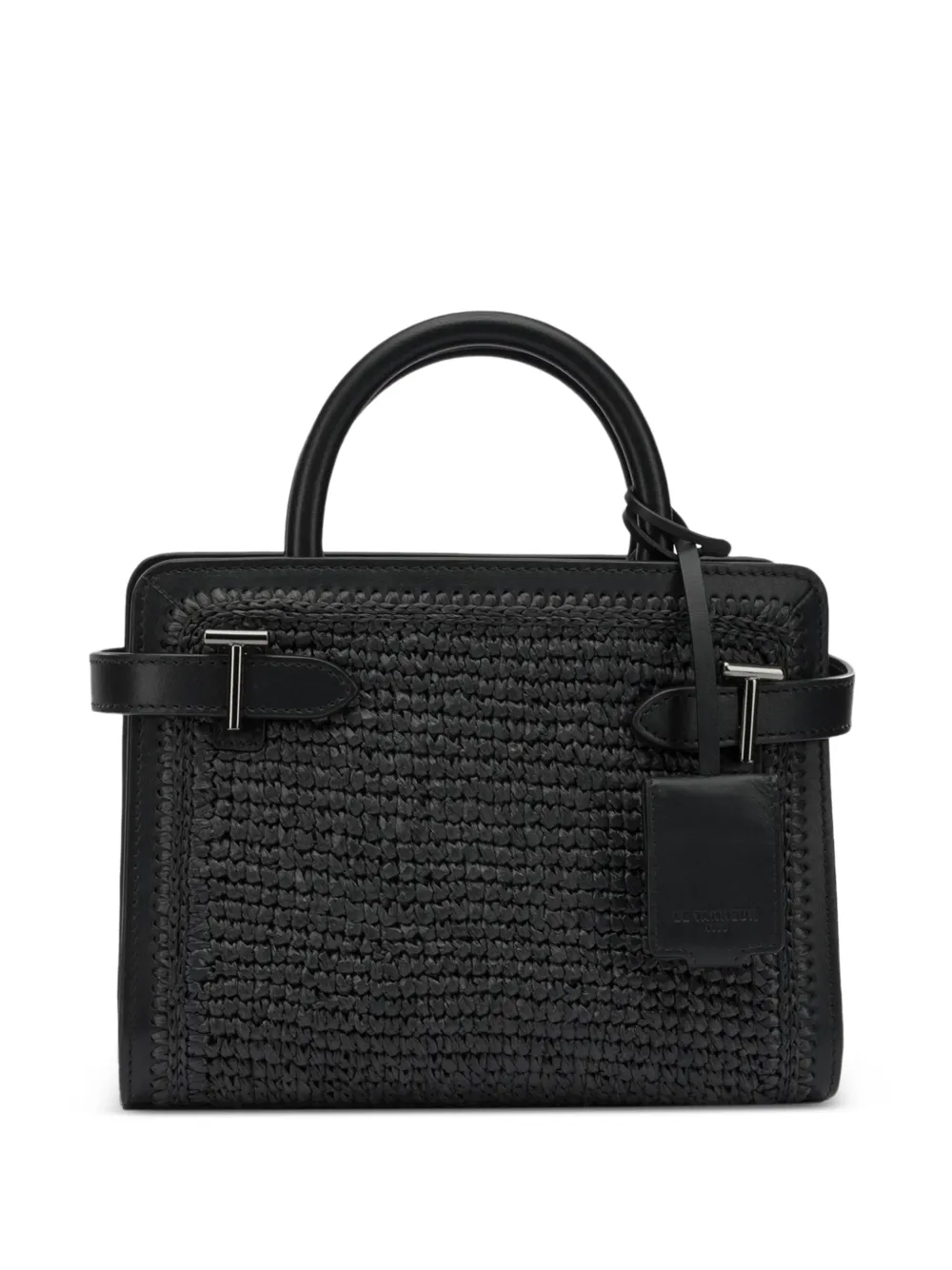 Le Tanneur top-handle tote bag - Nero