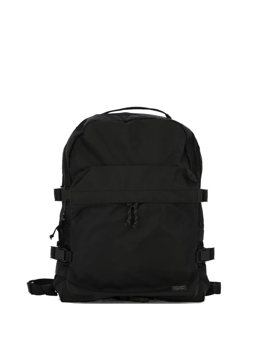 Porter-Yoshida & Co. Porter Force logo-patch buckle-strap backpack - Nero