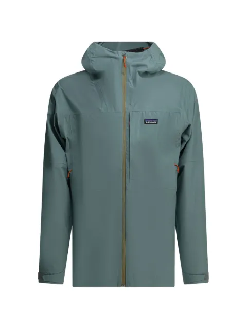 Patagonia logo-patch hooded coat