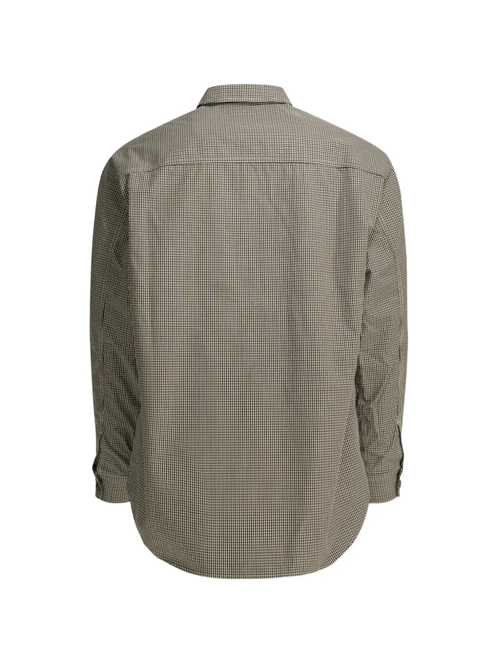 Comme des Garçons Homme Shirtjack met gingham-ruit en rits Bruin