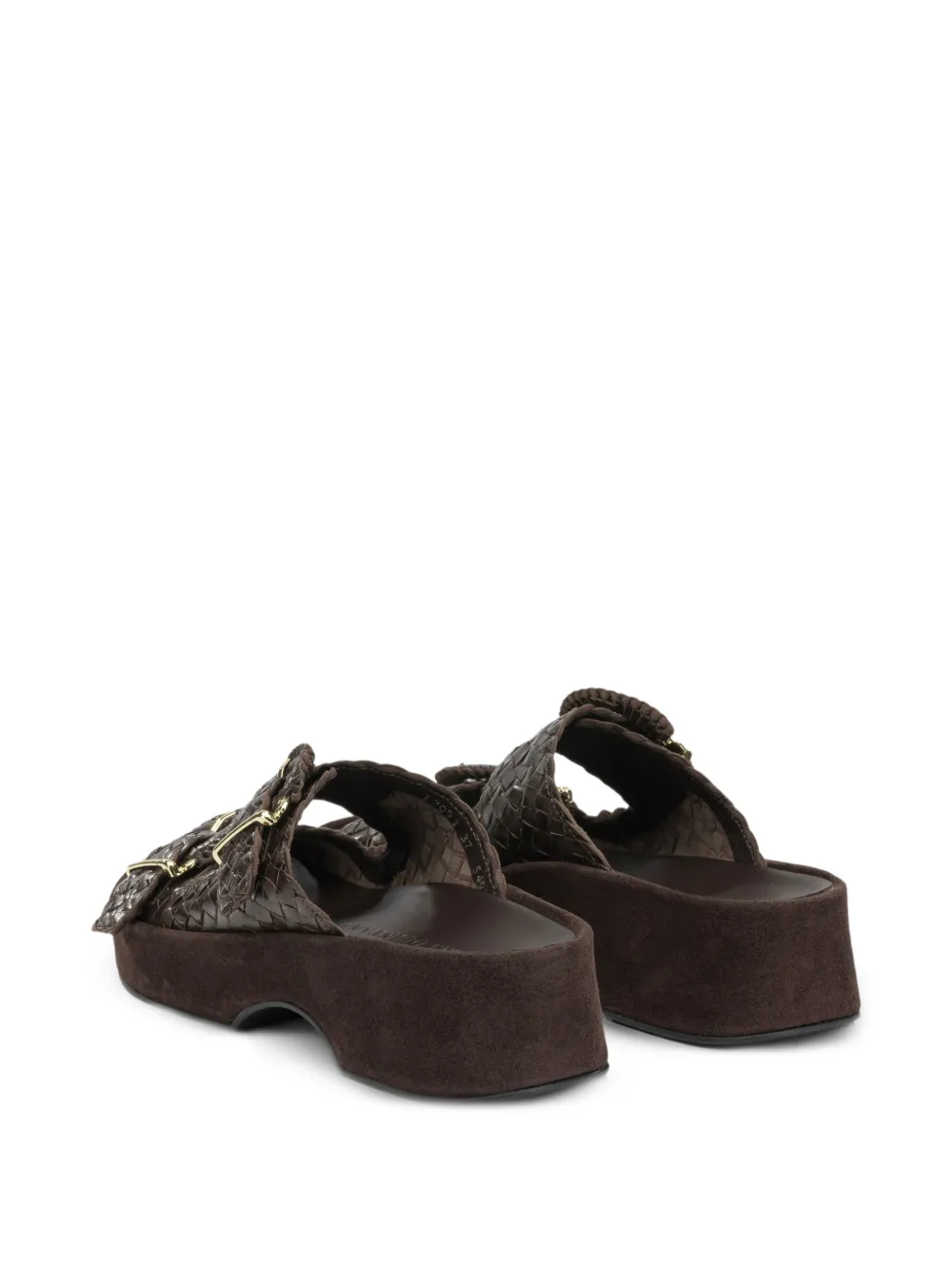 Toni Pons leather buckle-fastening sandals Bruin