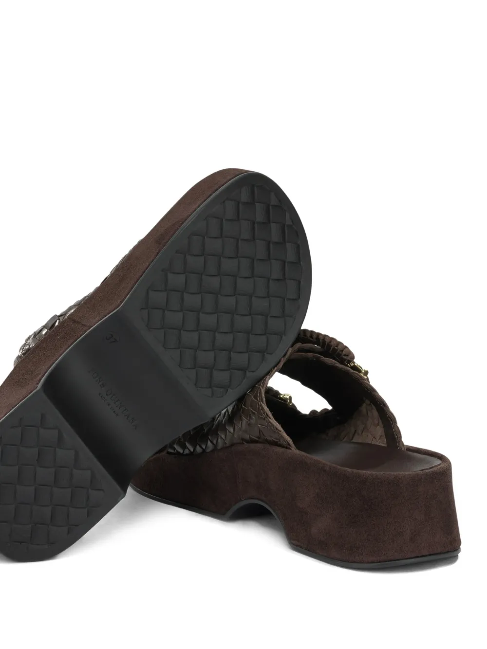 Toni Pons leather buckle-fastening sandals Bruin