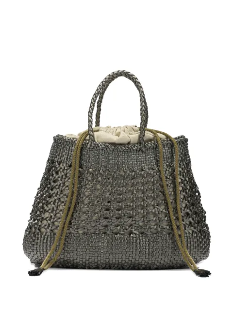 DRAGON DIFFUSION Santa Cano woven leather tote bag