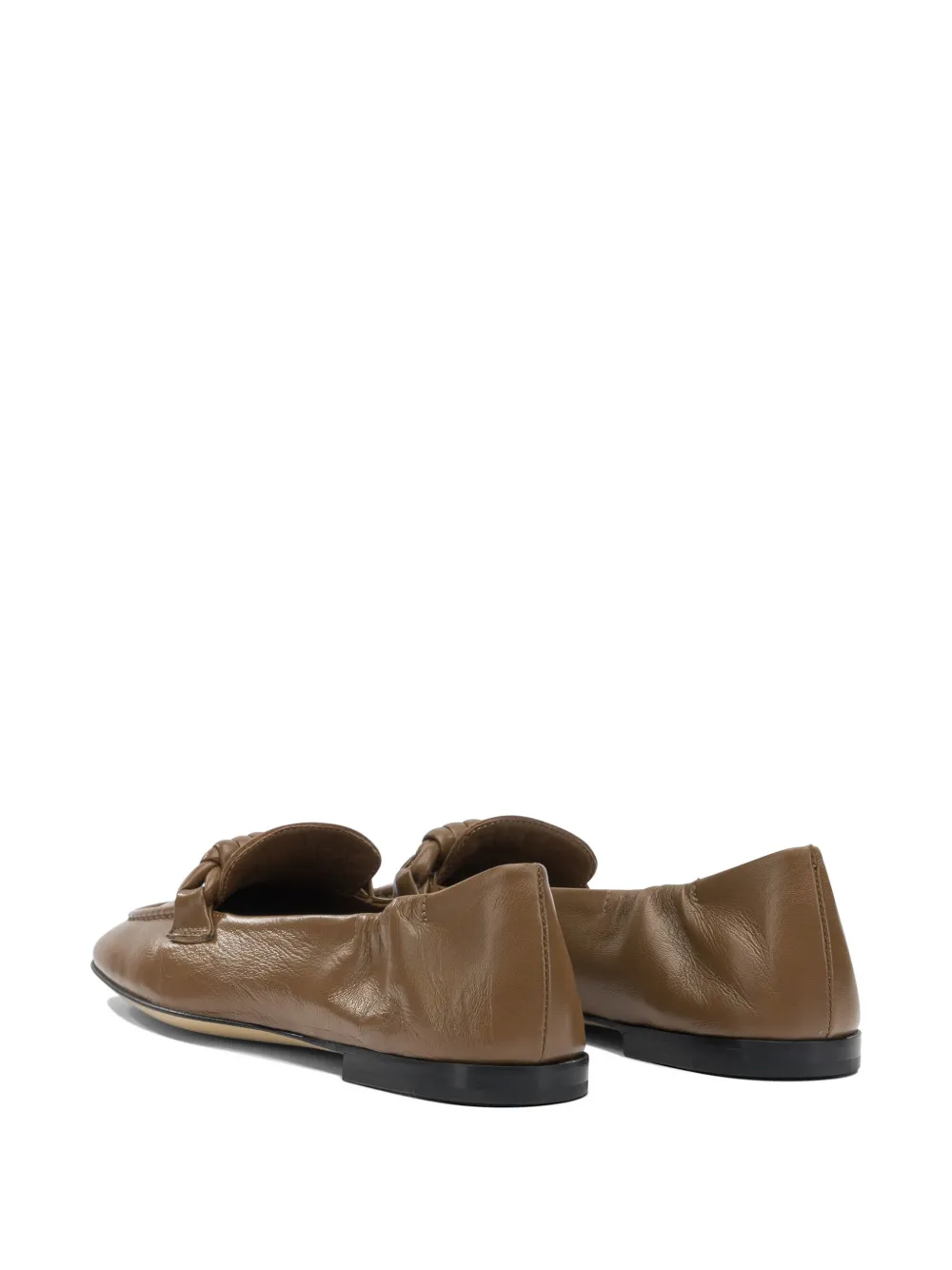 Pomme D´Or round-toe leather loafers Bruin