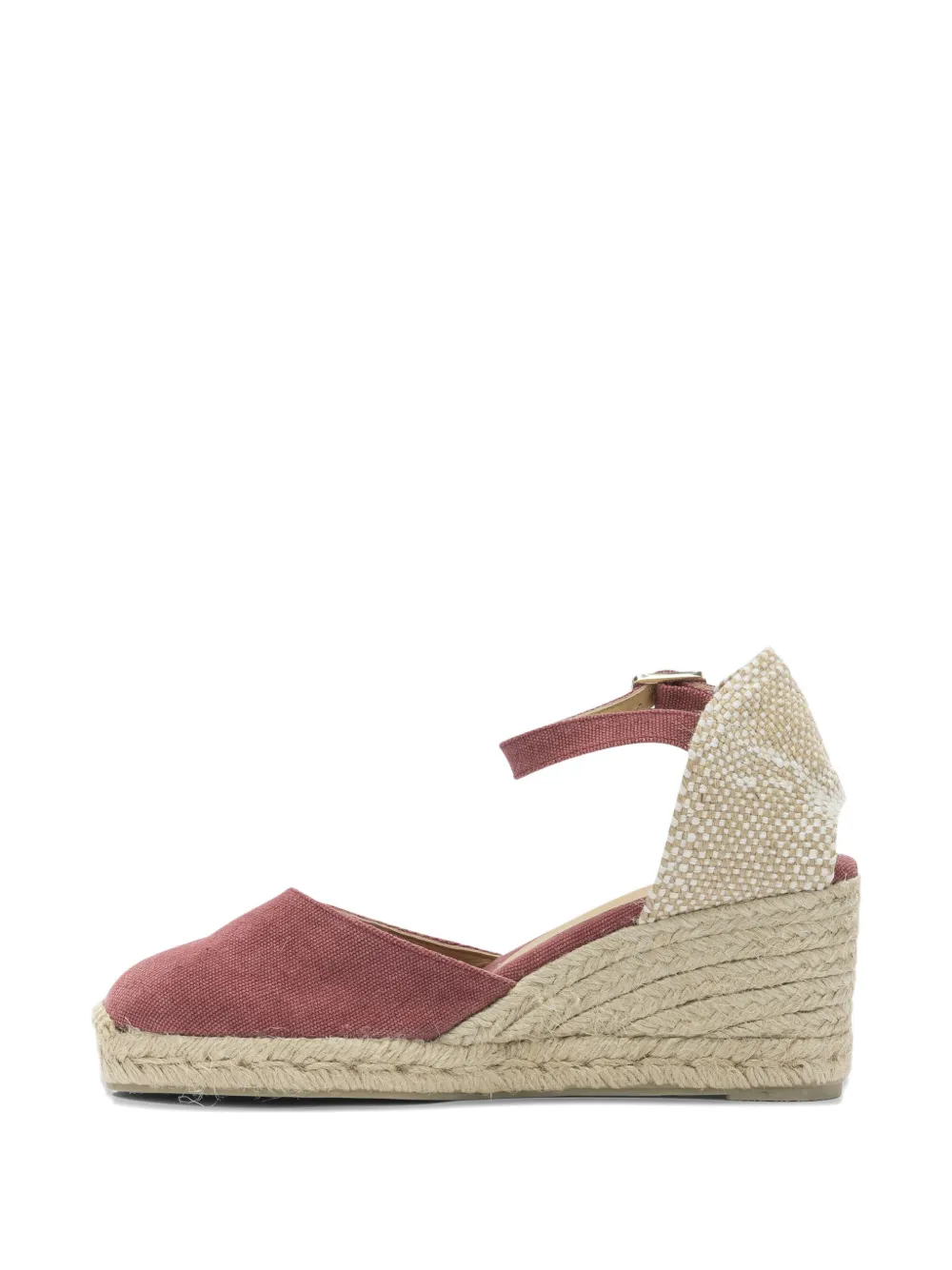 Castañer Carol espadrilles met sleehak Roze
