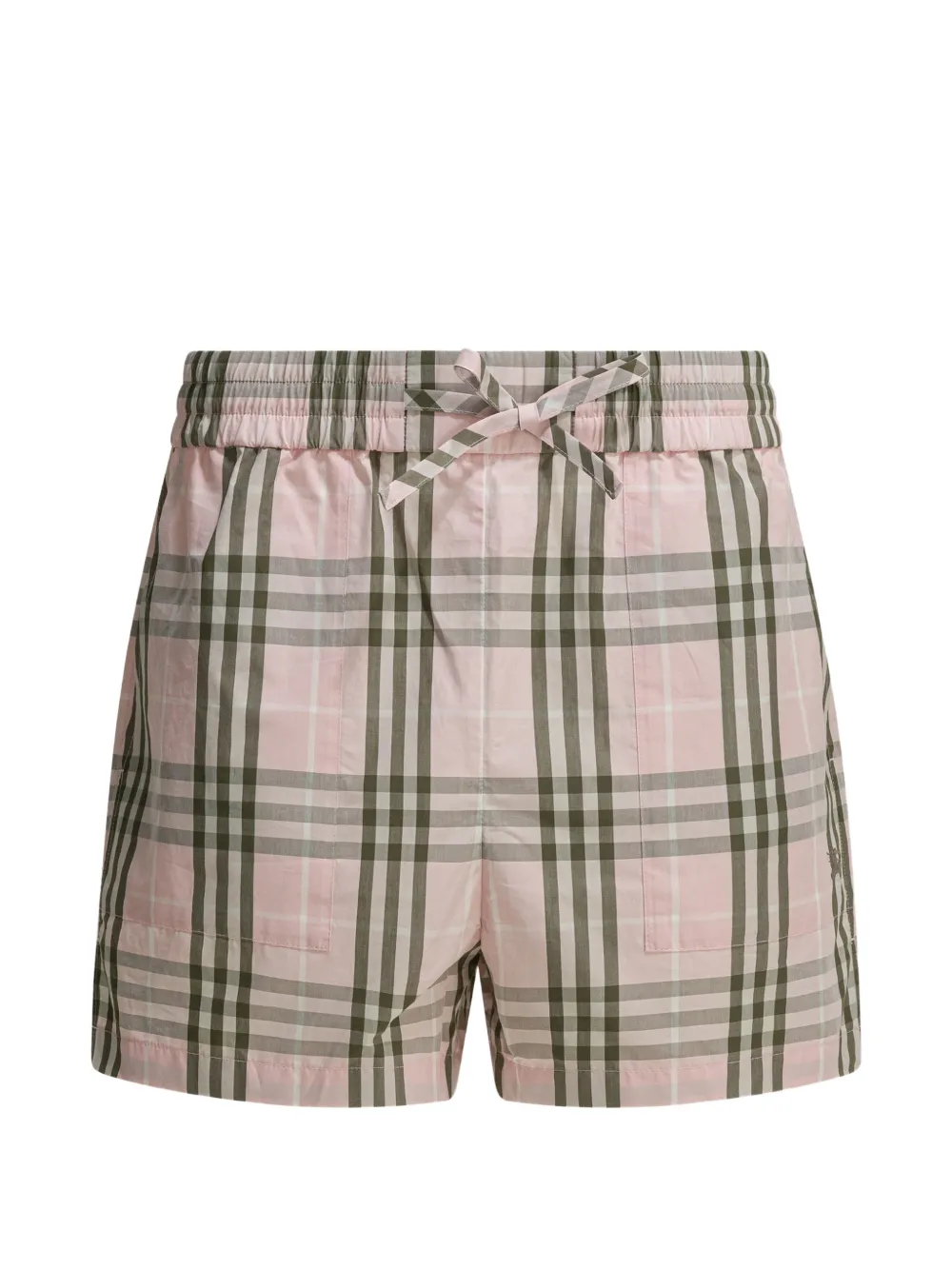 Burberry check-print shorts - Rosa