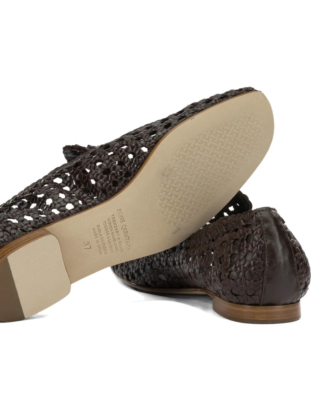 Toni Pons woven leather loafers Bruin