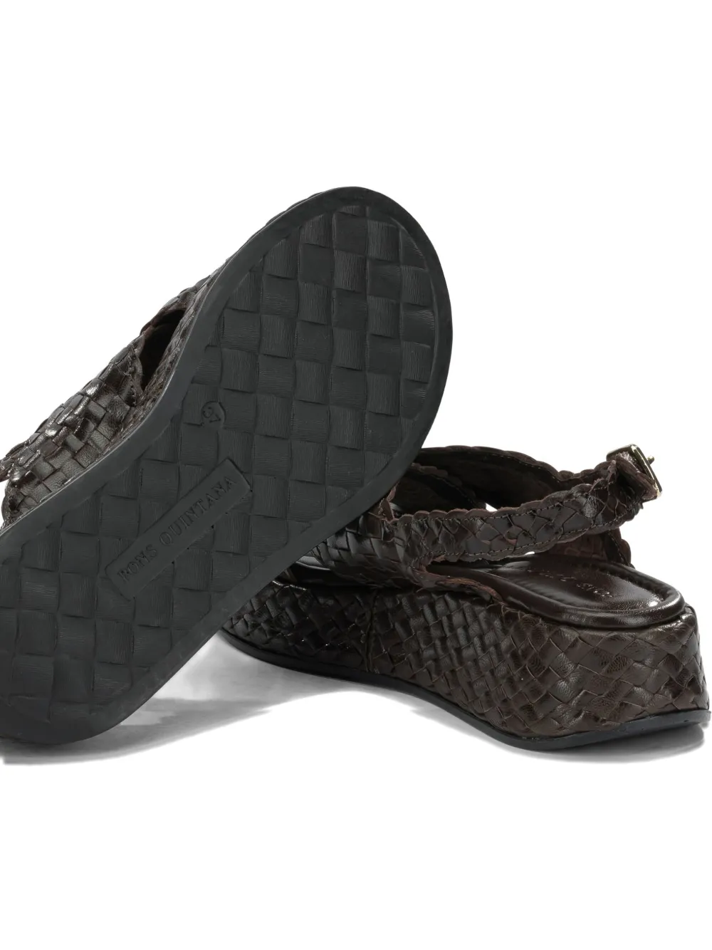 Toni Pons woven crossover-strap sandals Bruin