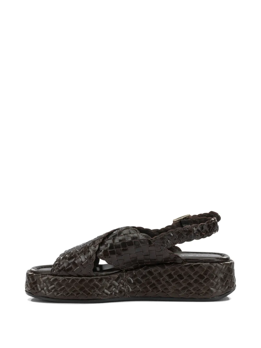 Toni Pons woven crossover-strap sandals Bruin