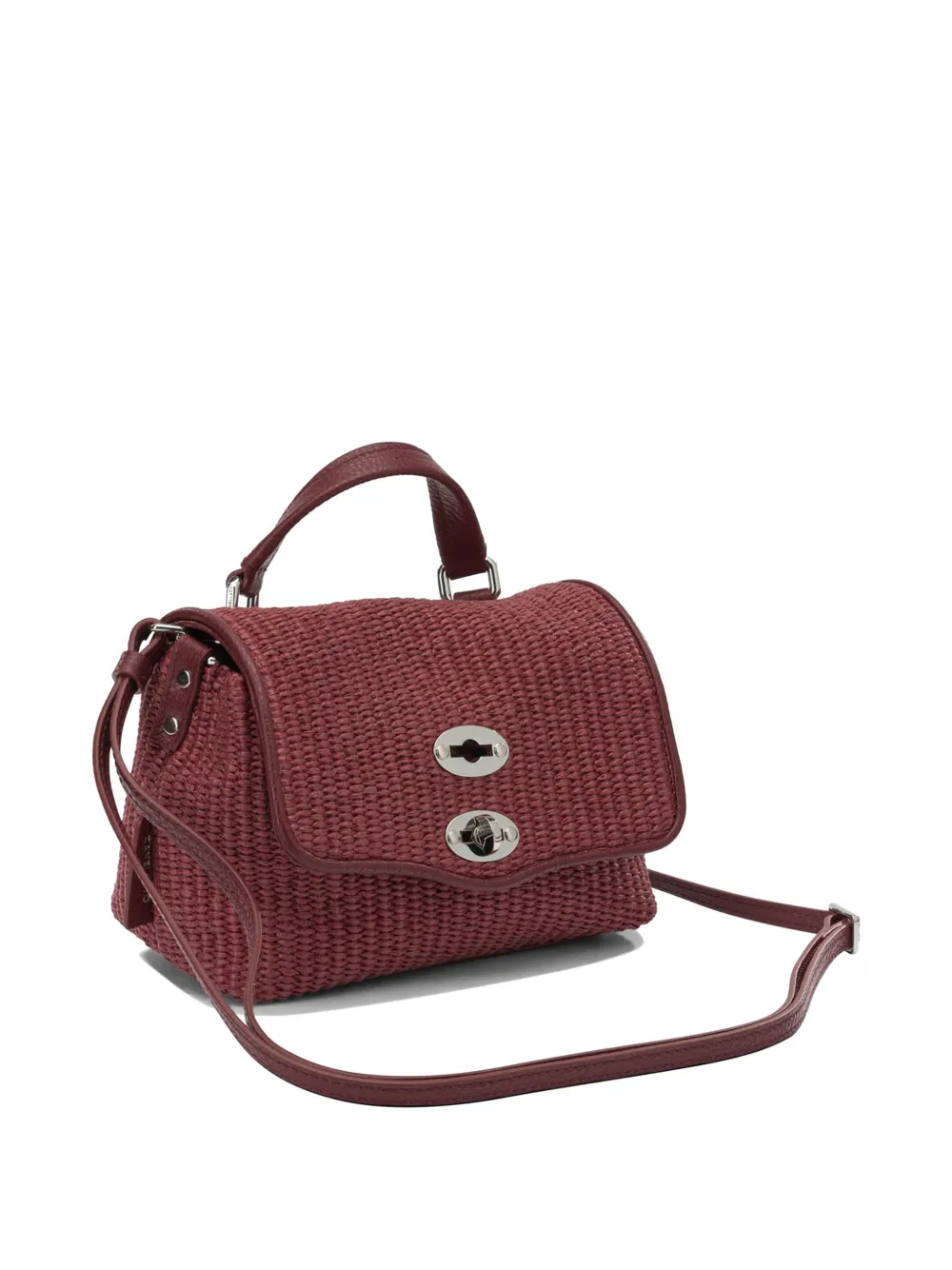 Zanellato Postina geweven shopper Roze