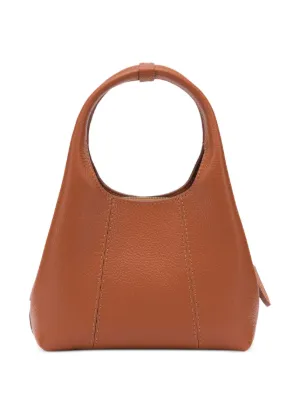 美品✨LE TANNEUR ルタヌア ショルダーバッグ ハンドバッグ ブラウン 