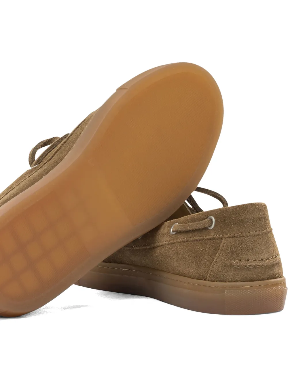 Copenhagen lace-up suede loafers Bruin