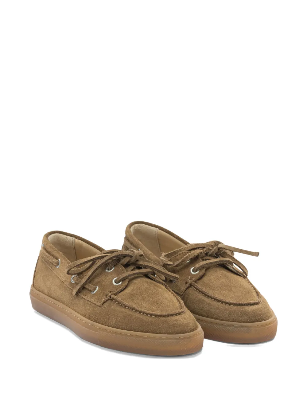 Copenhagen lace-up suede loafers Bruin