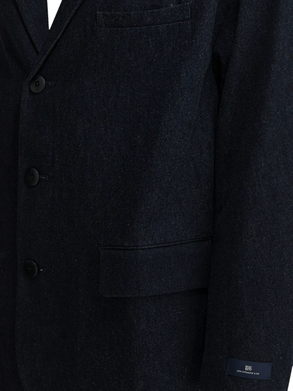 Levi's Unstructured blazer met enkele rij knopen Blauw