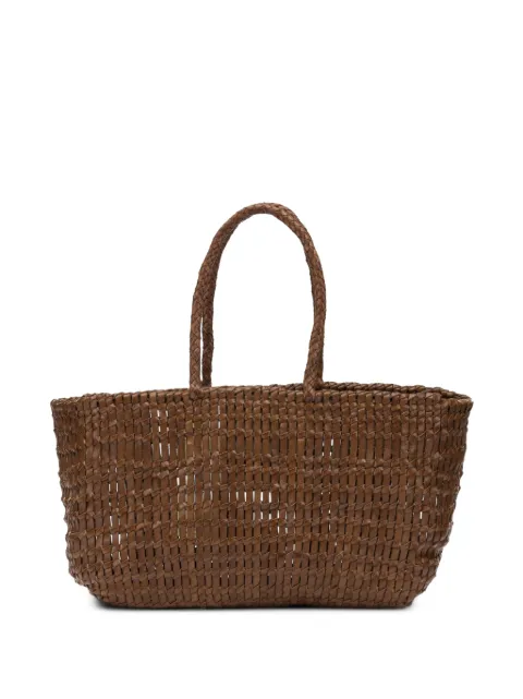 DRAGON DIFFUSION Terrafino woven leather tote bag