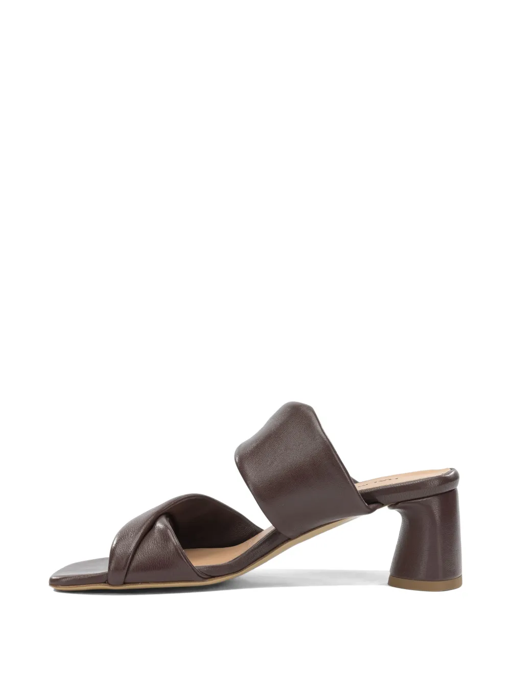 Halmanera Dally padded crossover-strap sandals Bruin
