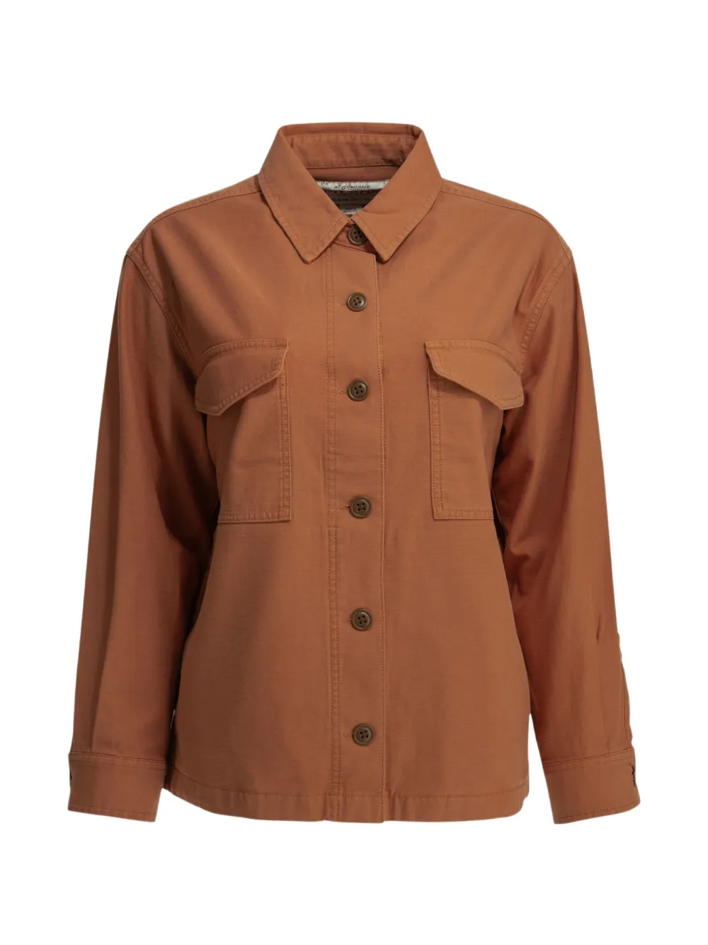 Filson flap-pocket button-up shirt - Marrone