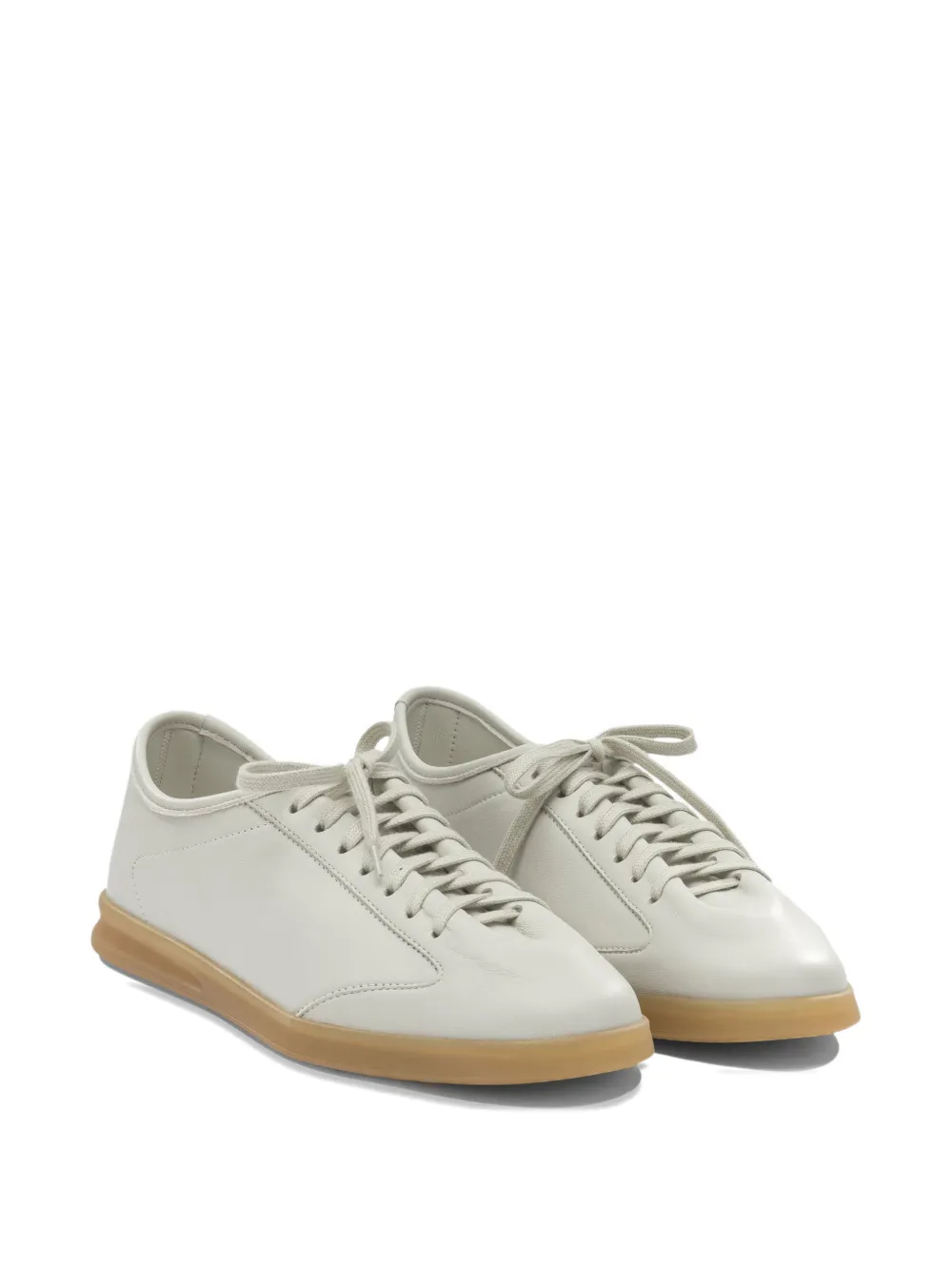 Henderson Baracco Elton leather sneakers Beige