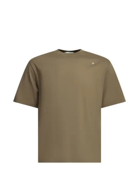 Stone Island embroidered-logo T-shirt