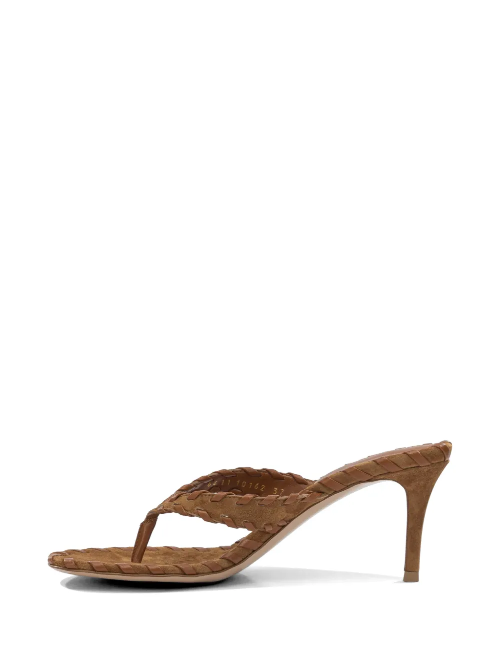 Gianvito Rossi braided suede sandals Bruin