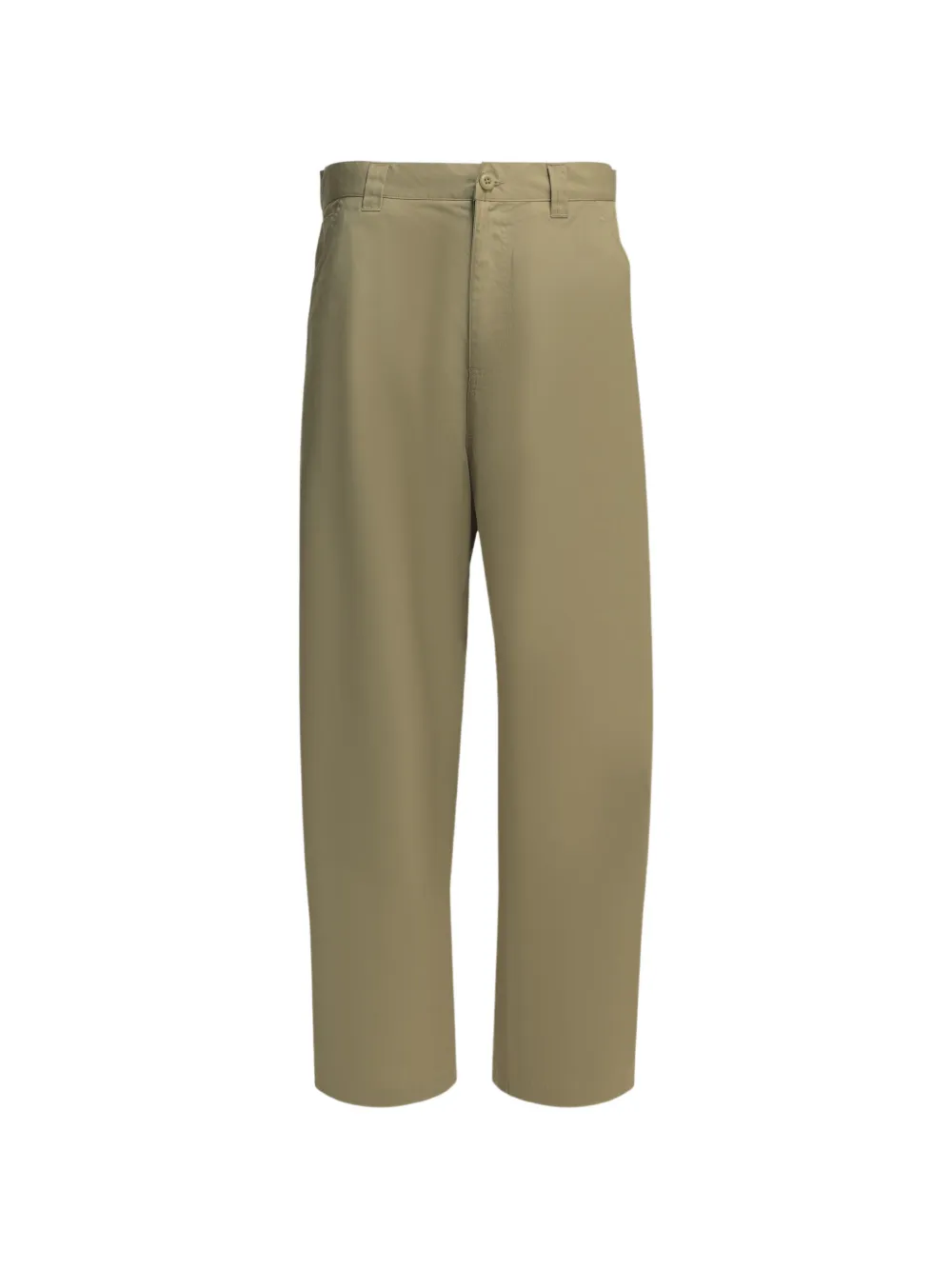 Carhartt WIP logo-patch straight-leg trousers - Toni neutri